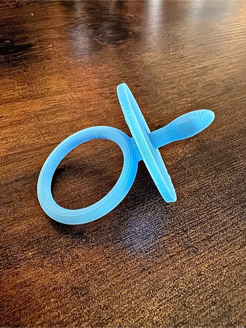 3D printed Cabbage Patch Pacifier - BABY BLUE